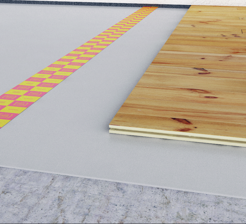 Dämmunterlage für schwimmende Böden - SilentStepSoft