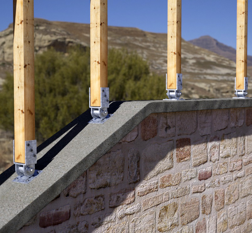 Neigbarer Pfostenträger - S4070