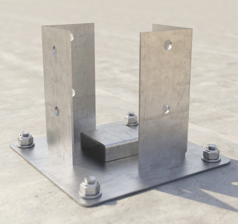 Erhöhung für Pfostenträger - LIFT20