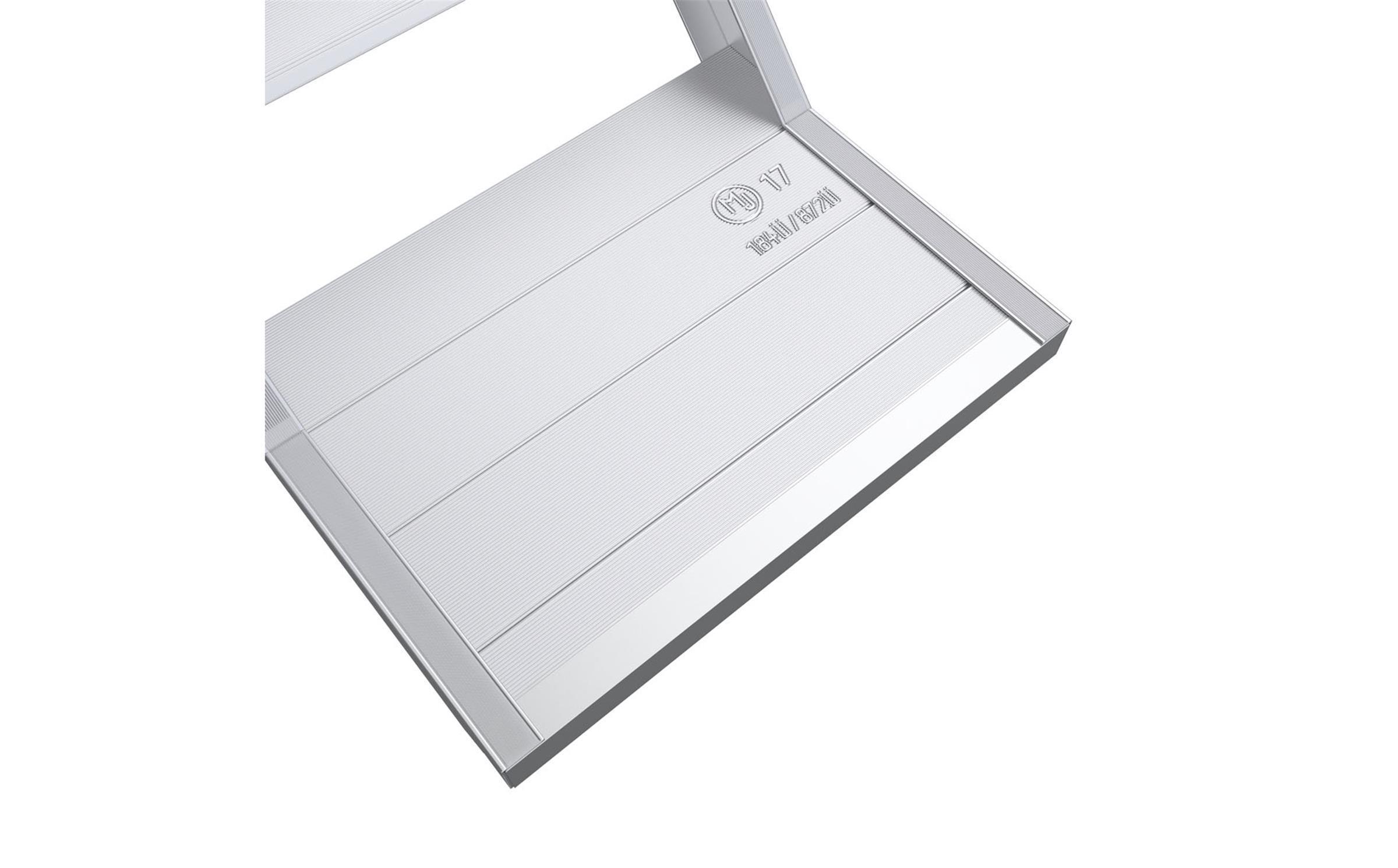 Plettac - Aluminiumtreppe mit Podest 2,50m