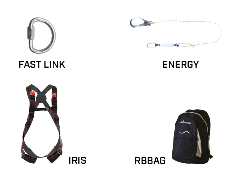 Rothoblaas - Absicherungskit - Grundausstattung für Höhenarbeiten SCA BASE