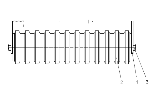 Böcker - Ersatzrolle mit Bügel für Rollbühne