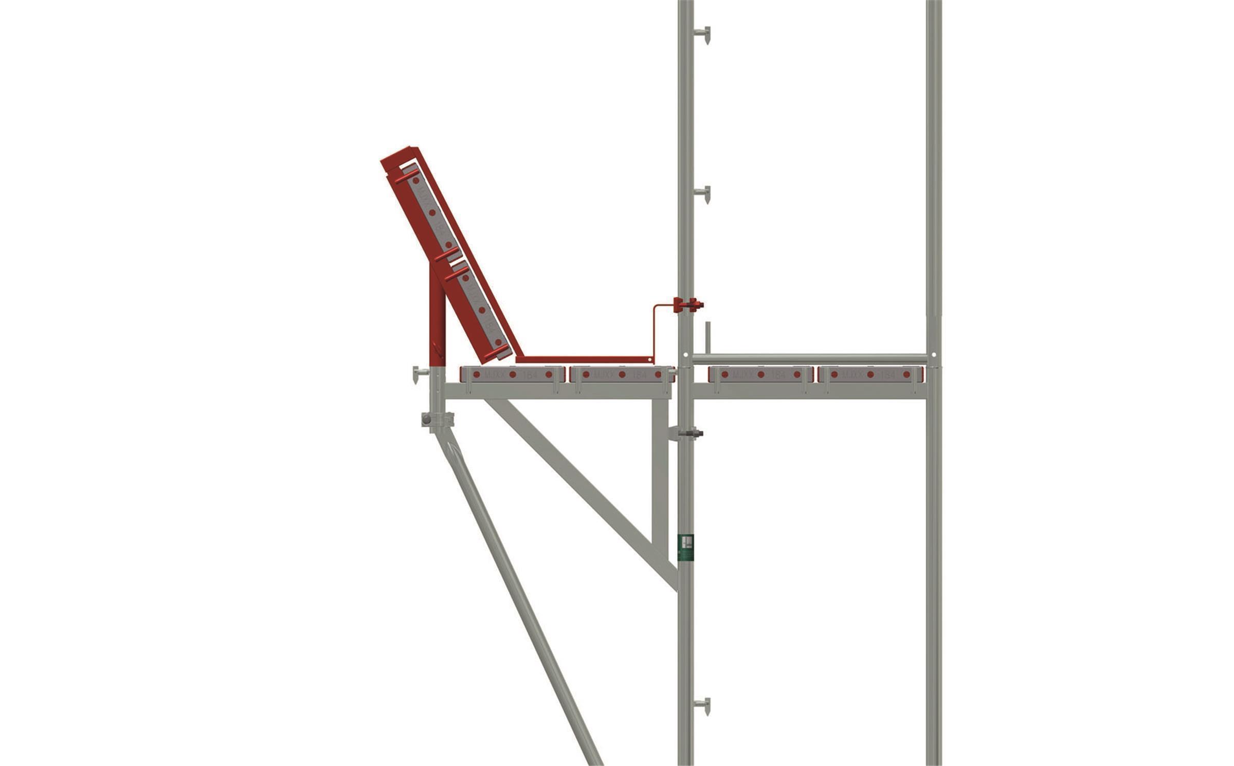 Plettac - Belagsicherung für Schutzdachausleger
