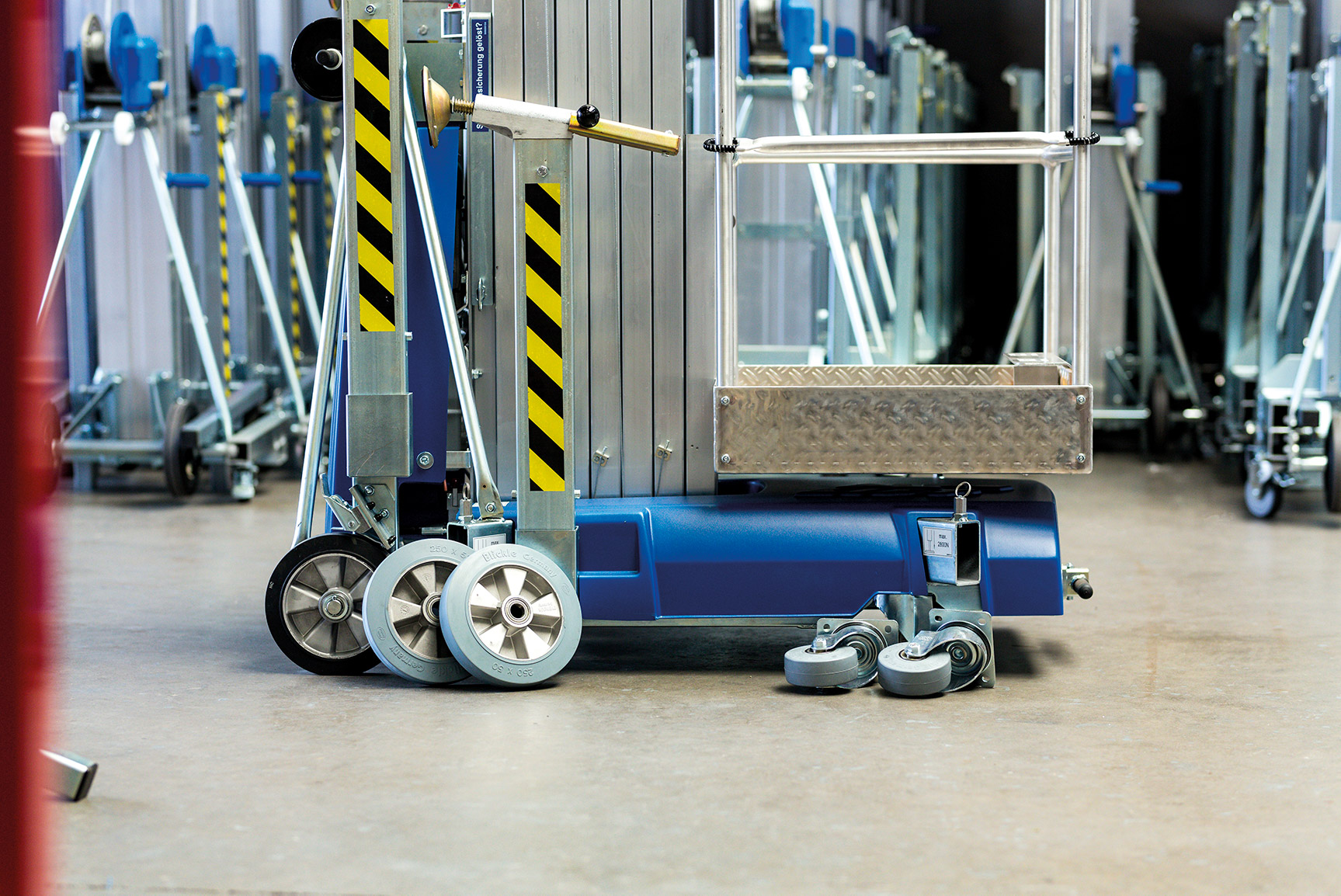 Böcker - 1 Satz Lenkräder für Quertransport - radierfrei - PersonenLift