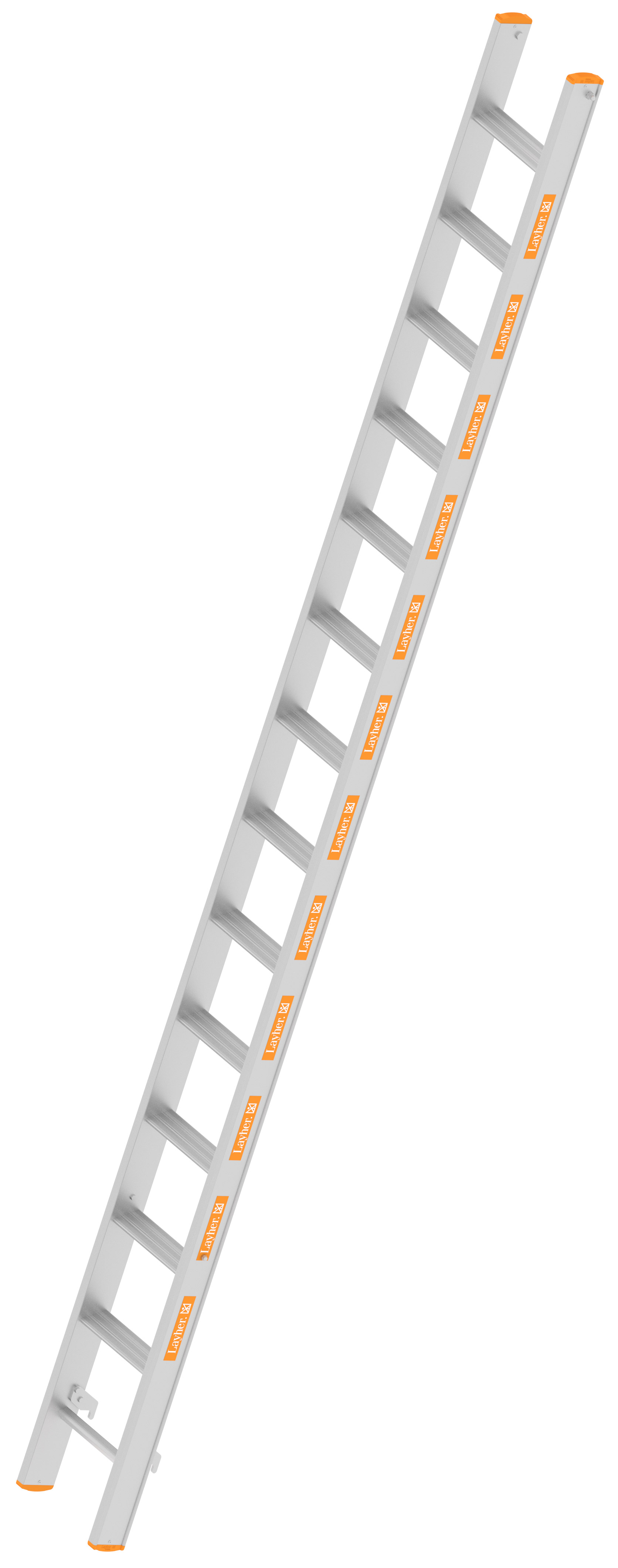 Layher - Nachrüst-Oberleiter mit Stufen für TOPIC 1040 4,13m-1040.014