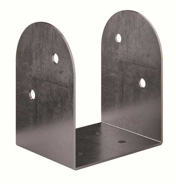 Offener Pfostenträger mit verdeckter Basis - F12140