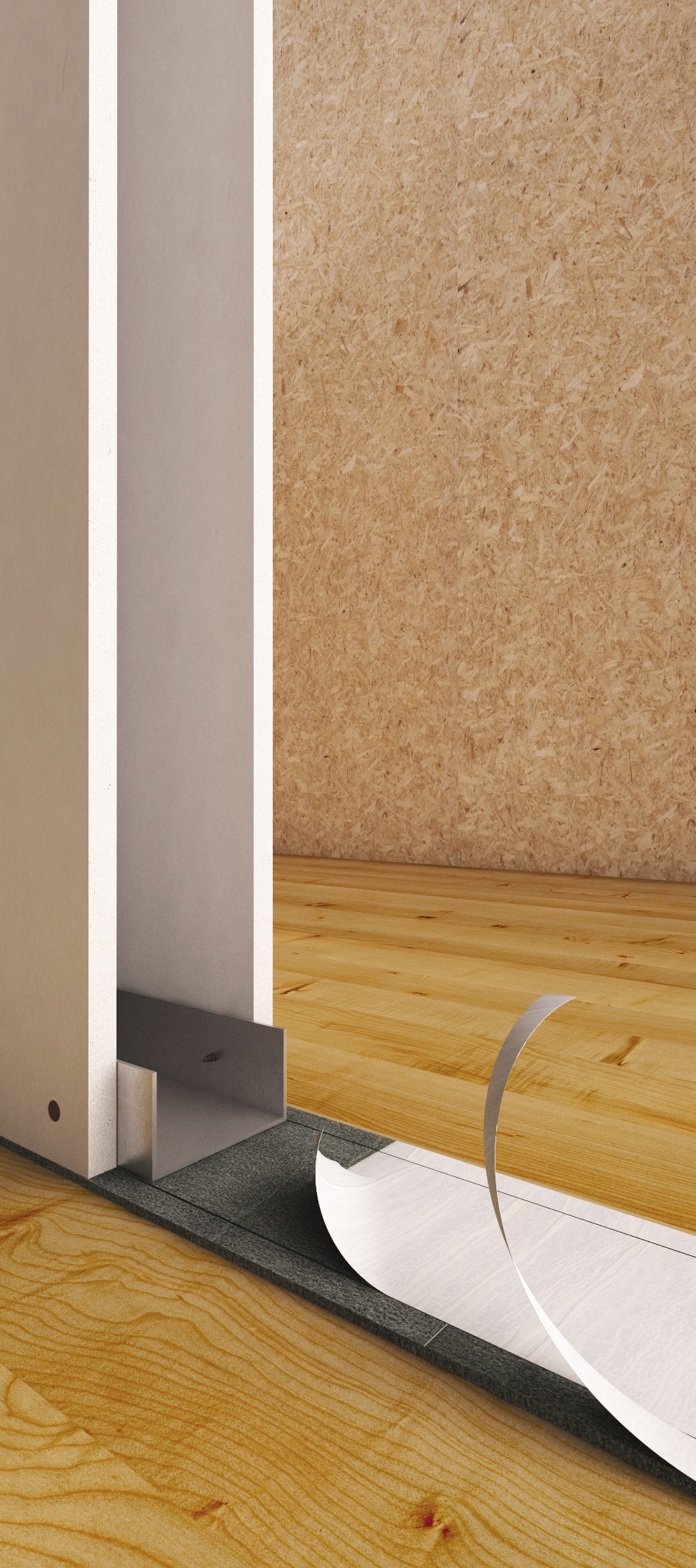 Schal- und wärmedämmendes Entkopplungsband - SilentGips