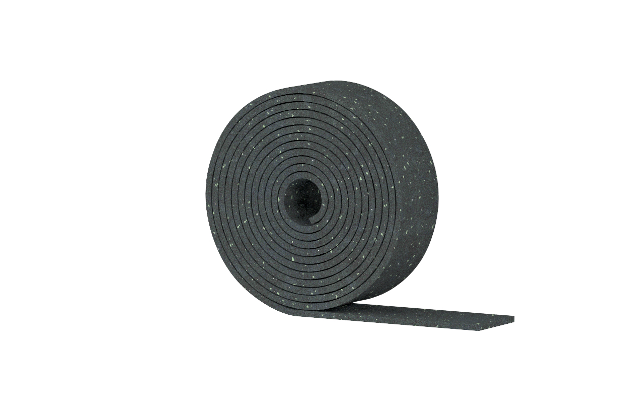 Entkopplungsprofil aus Gummigranulat zur Schalldämmung - GranuloStripe