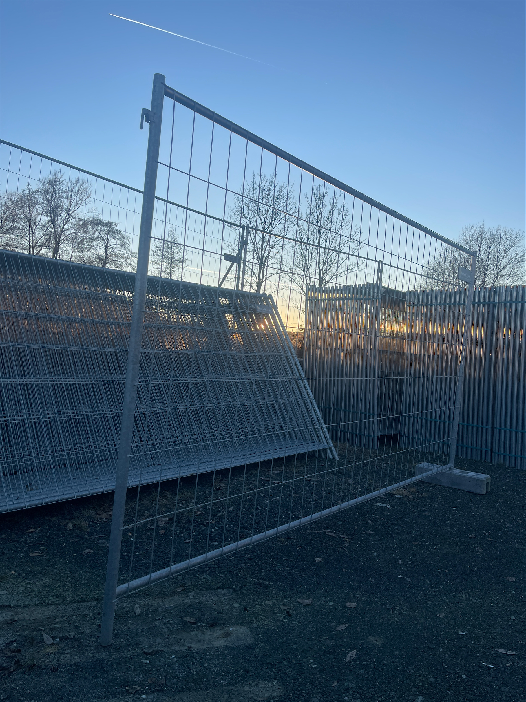 Bauheld24 - Bauzaun BH 2 - 3,50m x 2,00m 4mm Draht