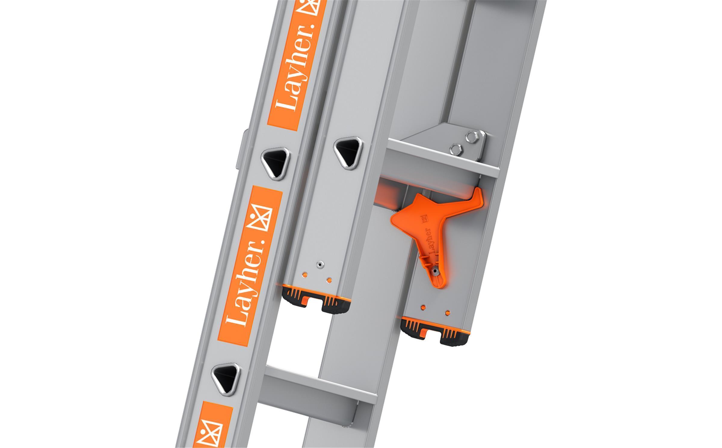 Layher - Stufenschiebeleiter TOPIC 1032 5,30m