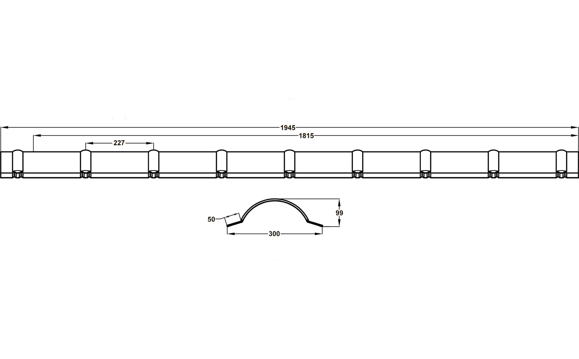 Budmat - Rundfirst GSM-30 Murano X-MATT Schwarz 015