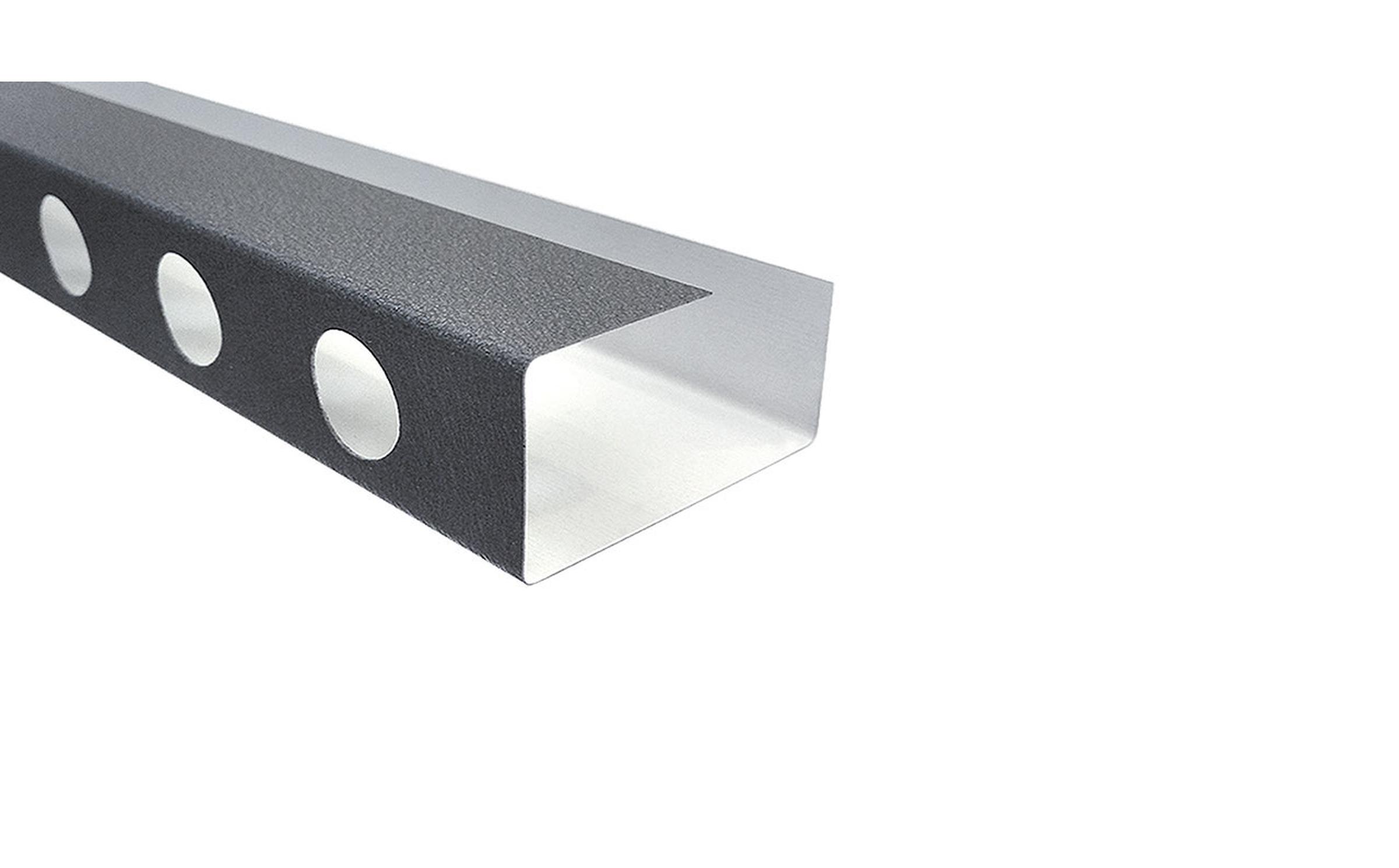 Budmat - Ventilationsleiste Stehfalzpaneele SAFE-MATT Braun 8017