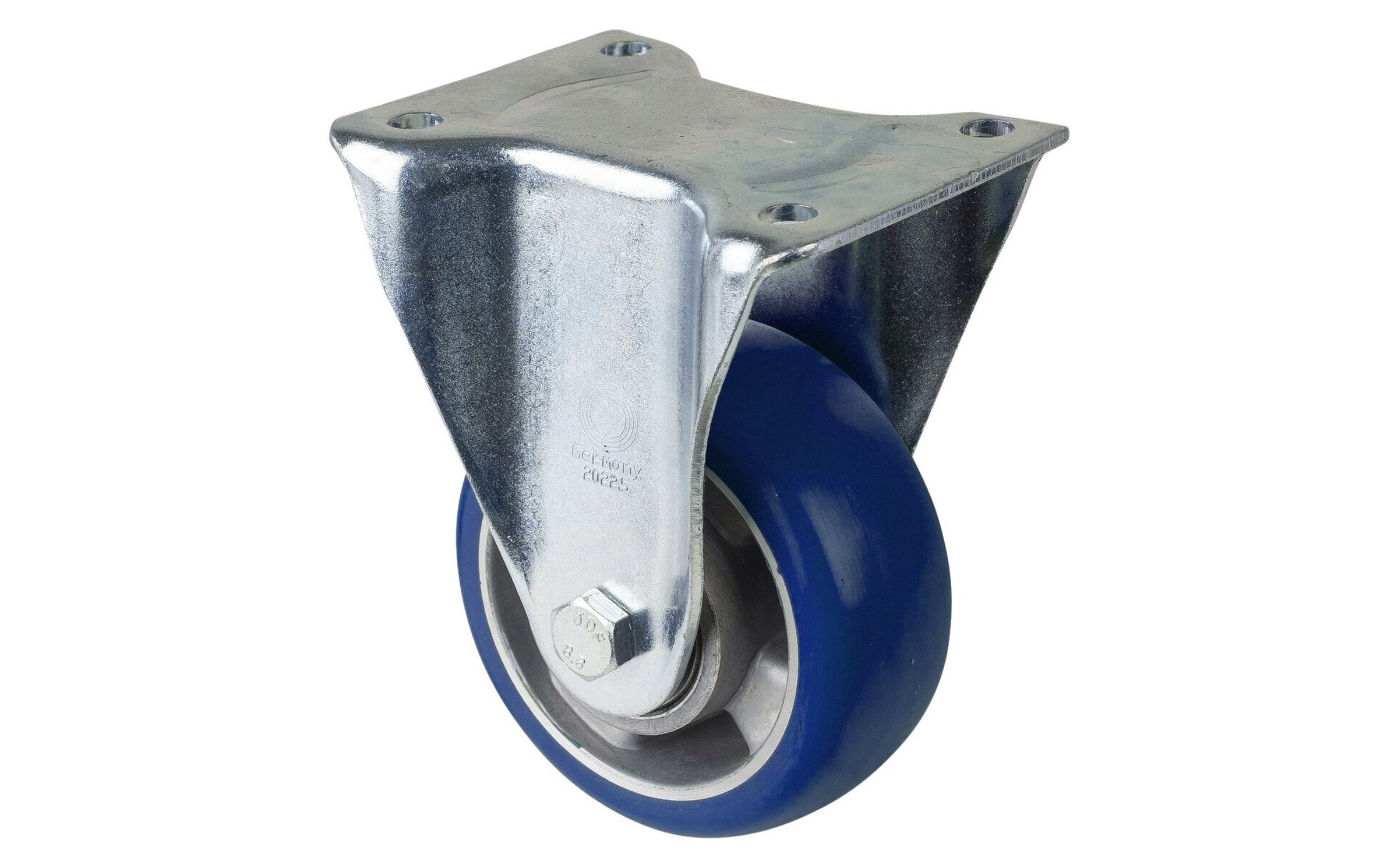 BS Rollen - Schwerlastrolle Bockrollen Besothane Guss-PU L610.B92.125