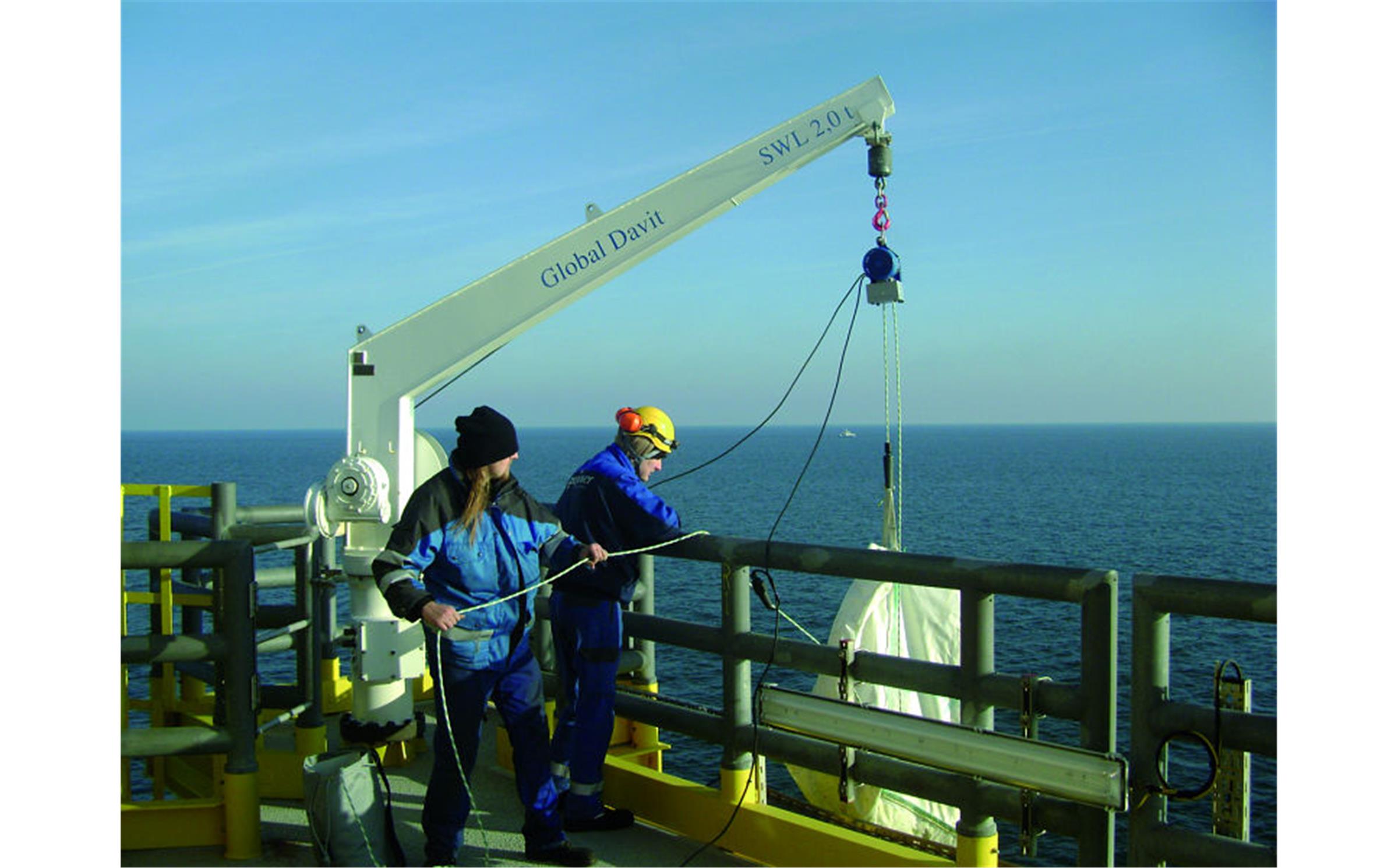 G-smartrac 150 vario Treibscheibenwinde für Materialtransport mit Schutzgehäuse