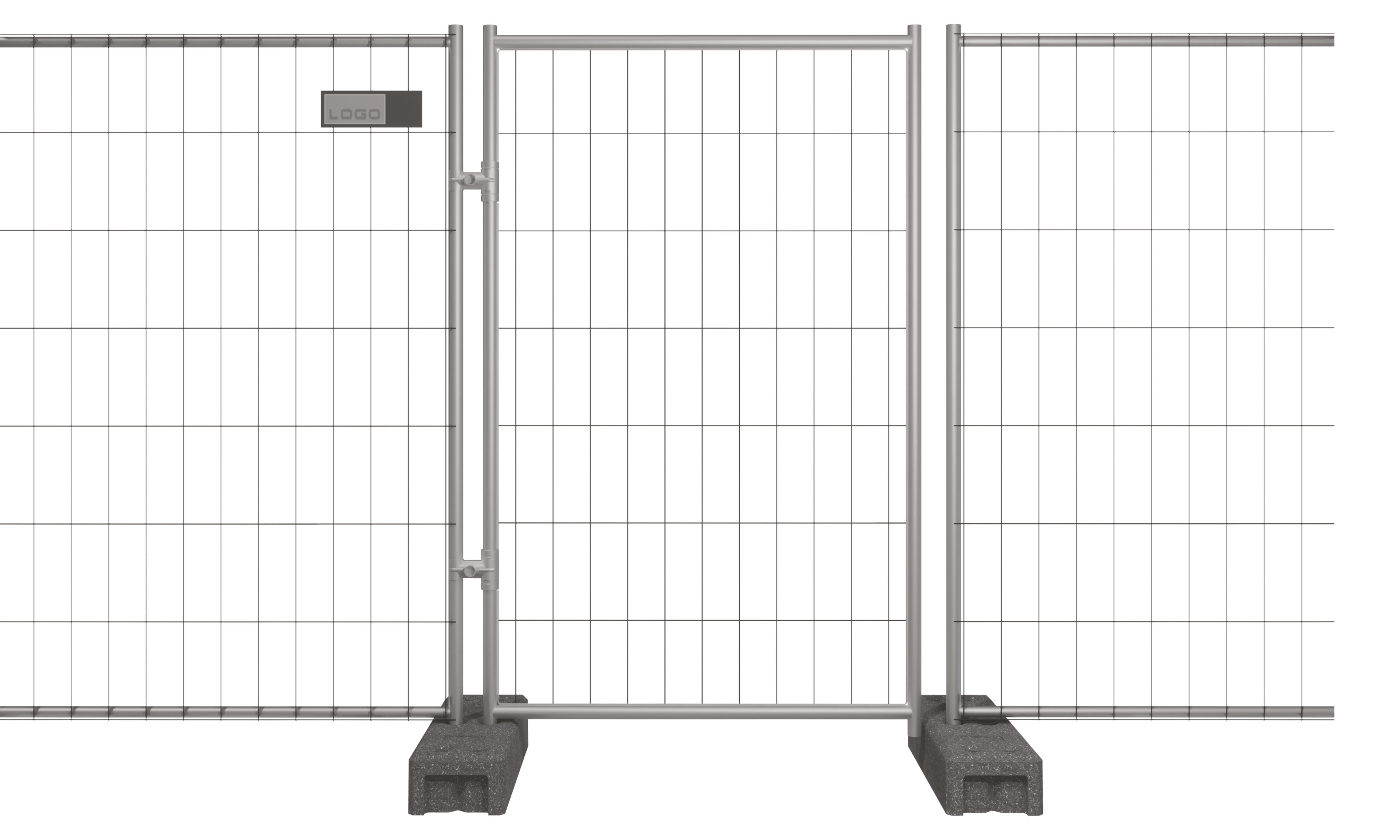 Bauheld24 - Bauzaun Lauftor 1,20m x 2,00m